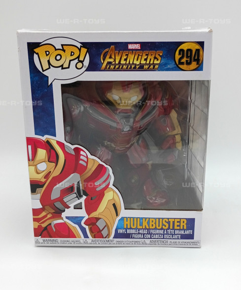 Funko Pop! Hulkbuster Bobble-head Avengers: Infinity War Iron Man Tony Stark 294