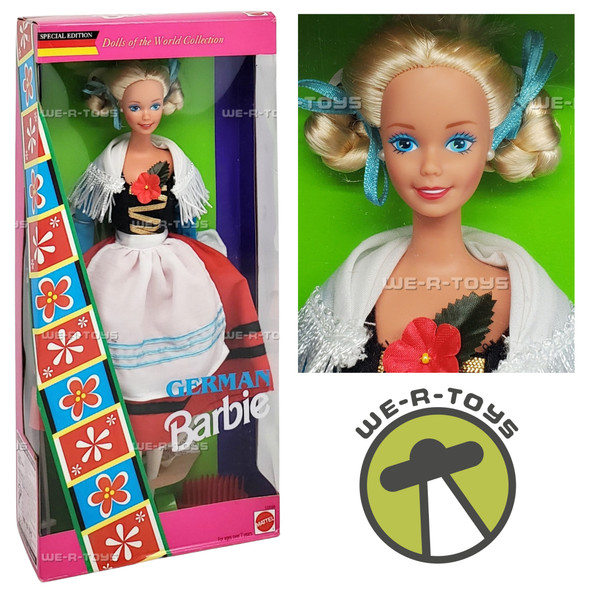 Dolls of the World German Barbie Doll 1994 Mattel 12698
