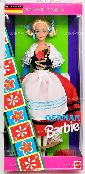 Dolls of the World German Barbie Doll 1994 Mattel 12698