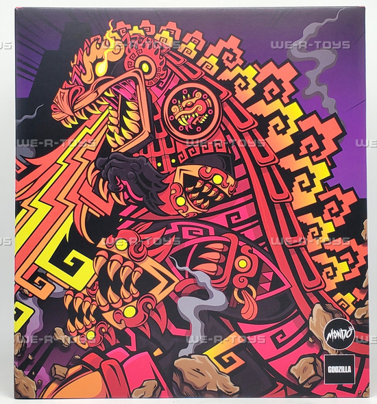 Urban Aztec Godzilla Figure Green Variant Web Store Exclusive by Mondo 24070