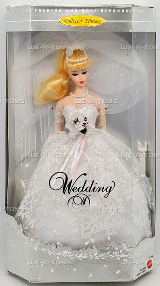 Wedding Day Blonde Barbie Doll 1960 Fashion and Doll Reproduction Mattel 17119