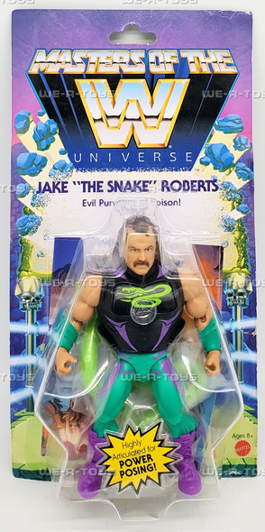 Masters of the WWE Universe Jake The Snake Roberts Action Figure 2020 Mattel