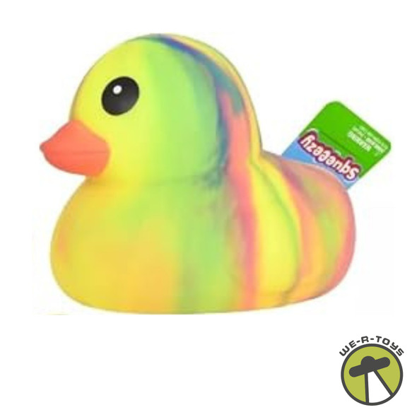Squeeezy Jumbo Squishy Duck for Kids Teens & Adults Over 5 Inches Tie Dye