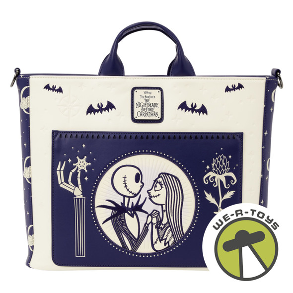 Nightmare Before Christmas Jack & Sally Night Sky Convertible Tote Loungefly