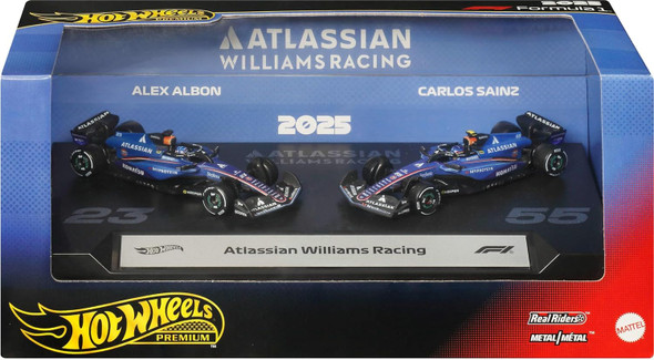 Hot Wheels Premium Formula 1 Atlassian Williams Racing 2 Pack