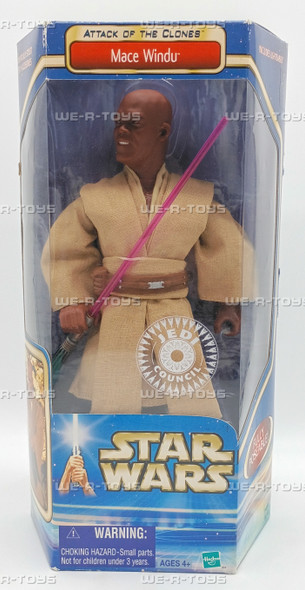Star Wars Episode II Attack of the Clones Mace Windu Action Figure 2002