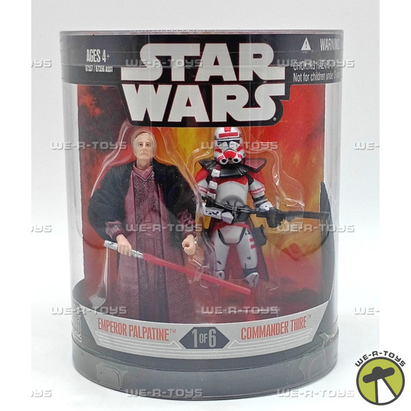 Star Wars Order 66 Canister-Emperor Palpatine and Commander Thire 2006