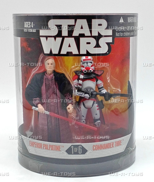 Star Wars Order 66 Canister-Emperor Palpatine and Commander Thire 2006