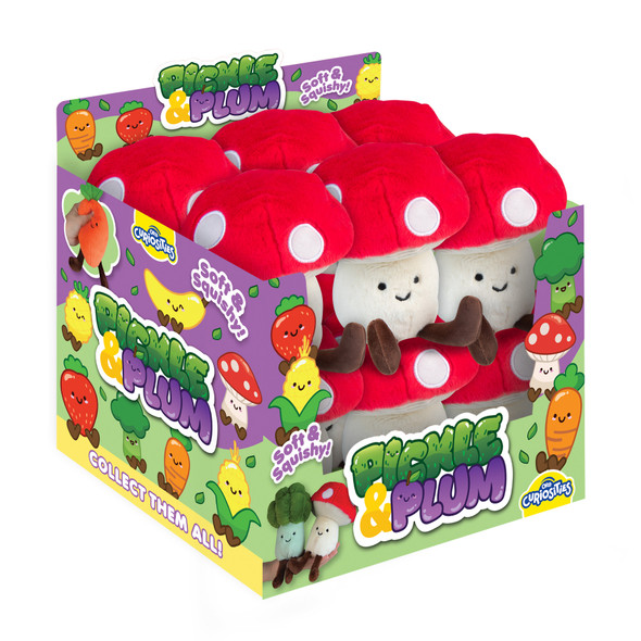 Orb Curiosities Pickle & Plum Plush Mushroom