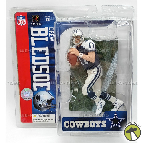 NFL Cowboys Drew Bledsoe Series 13 Action Figure 2006 McFarlane Toys