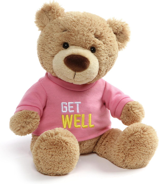 Gund Get Well Soon Teddy Bear in T-Shirt