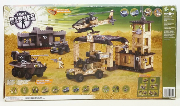 Mega Blocks True Heroes Military Combat No. 5F5EAF1 NIB