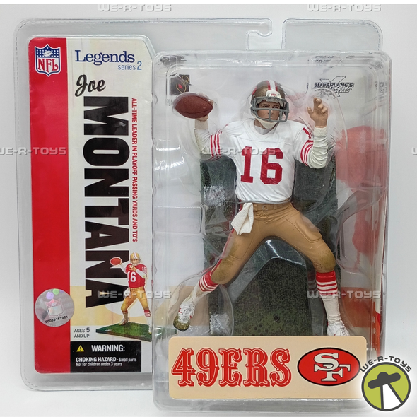 NFL Joe Montana San Francisco 49ers Action Figure 2006 McFarlane Toys 4392