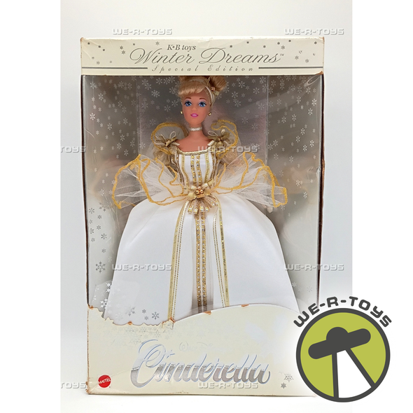 Disney's Cinderella Winter Dreams Doll KB Toys Special Edition 1997 Mattel 18505