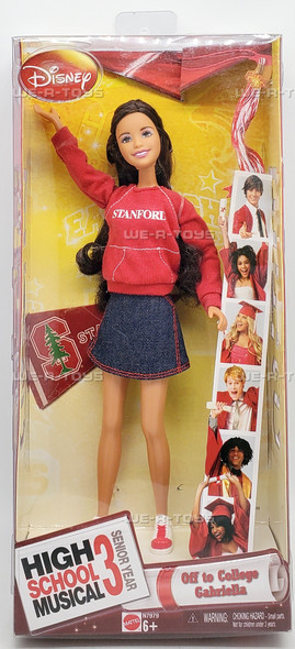 Disney High School Musical 3 Senior Year Off to College Gabriella Doll 70289