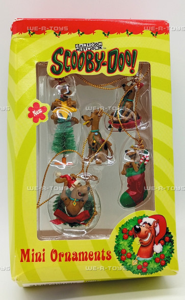Scooby-Doo Mini-Ornaments Christmas Holiday 2002 Trevco