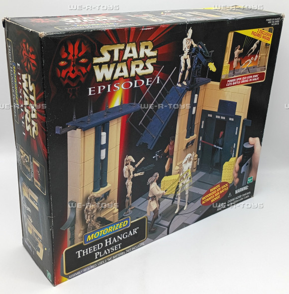 Star Wars Episode 1 Motorized Theed Hangar Action Figures Hasbro
