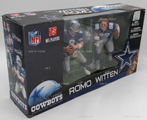 NFL Cowboys Tony Romo and Jason Witten Action Figures McFarlane's SportsPicks