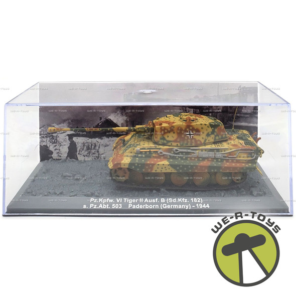 Altaya Pz.Kpfw. VI Tiger II Ausf. B Sd.Kfz. 182 1/72 Scale Tank Paderborn - 1944