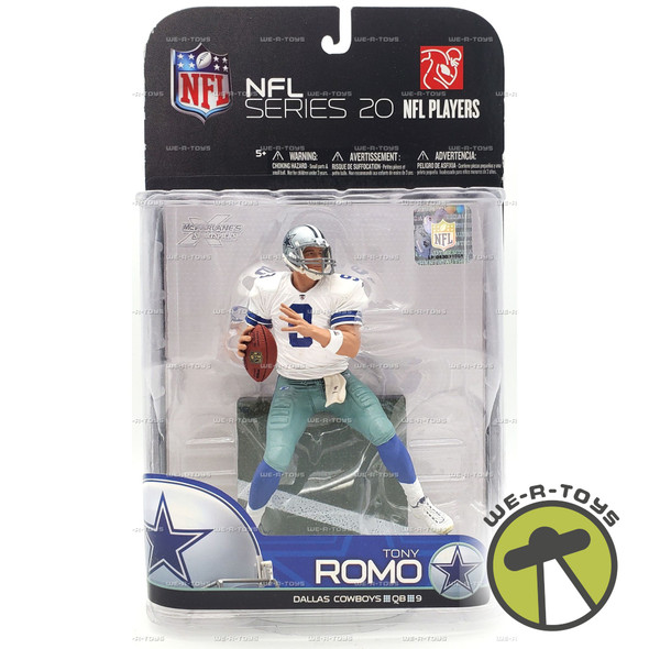 NFL Tony Romo Action Figure Dallas Cowboys 2009 McFarlane #80371