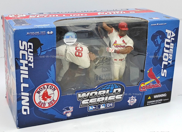 MLB World Series '04 Curt Schilling and Albert Pujols McFarlane Toys