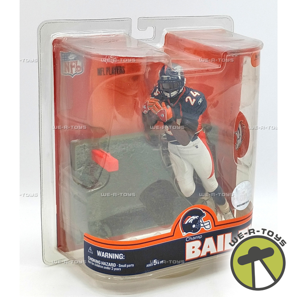 NFL Champ Bailey Action Figure Denver Broncos McFarlane Toys 2007