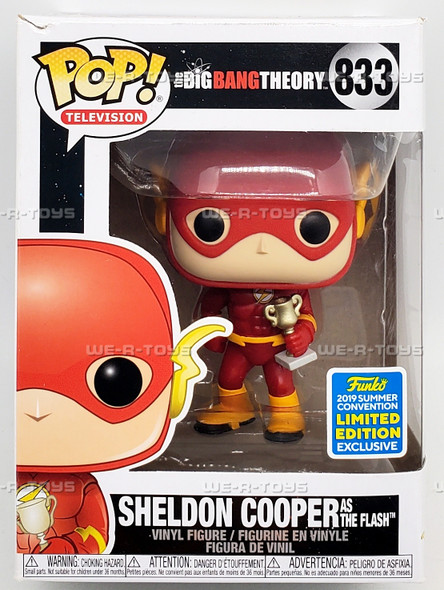 Funko POP TV The Big Bang Theory Sheldon Cooper as The Flash 833 Vinyl Figure