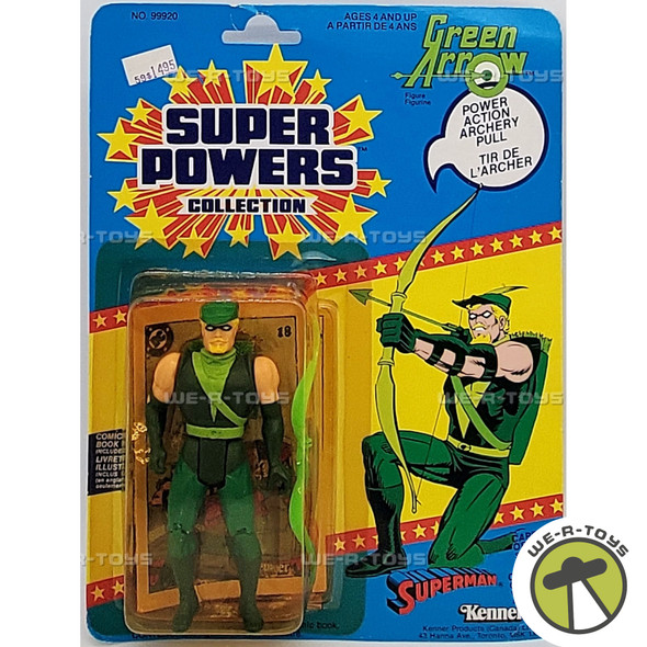 DC Super Powers Collection Green Arrow Action Figure 1985 Kenner 99920