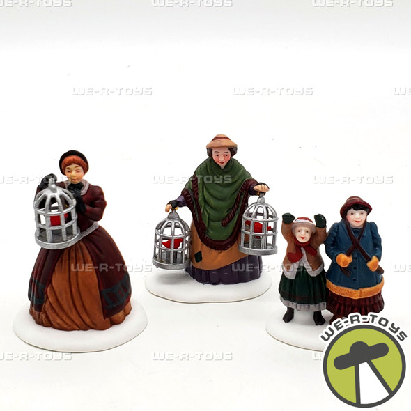 Department 56 The Bird Seller Set of 3 Heritage Village NEW 58033 NEW