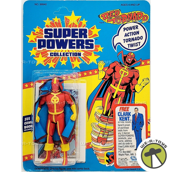 DC Super Powers Collection Red Tornado Action Figure 1985 Kenner 99940