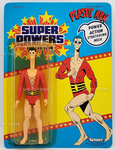 DC Super Powers Collection Plastic Man Action Figure 1985 Kenner 67170