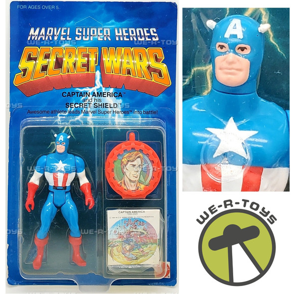 Marvel Super Heroes Secret Wars Captain America Action Figure 1984 Mattel 7205