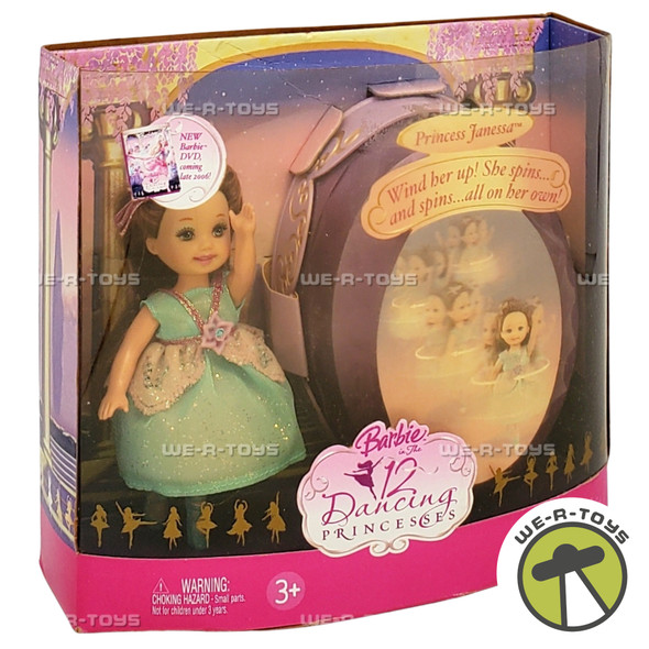 Princess Janessa Doll Barbie in the 12 Dancing Princesses 2006 Mattel J8896