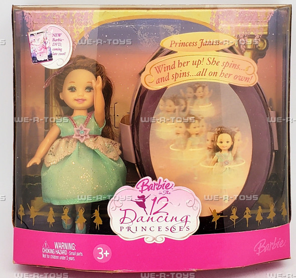 Princess Janessa Doll Barbie in the 12 Dancing Princesses 2006 Mattel J8896