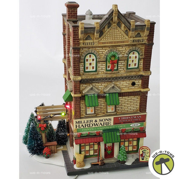 Department 56 Miller & Sons Hardware & Garden Center Christmas in the City