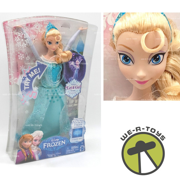 Disney's Frozen Singing Elsa Doll 2014 Mattel #CHW87