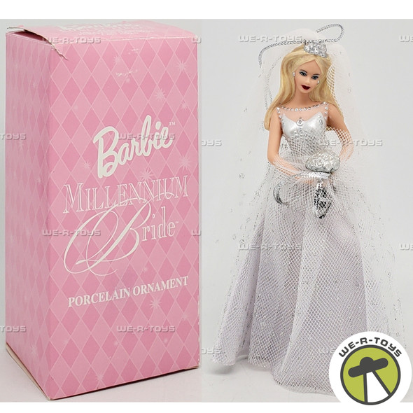 Barbie Millennium Bride Porcelain Ornament by Avon 739241