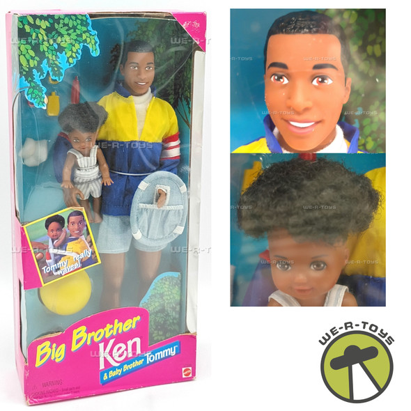 Big Brother Ken and Baby Brother Tommy Barbie Doll Set Mattel 17588