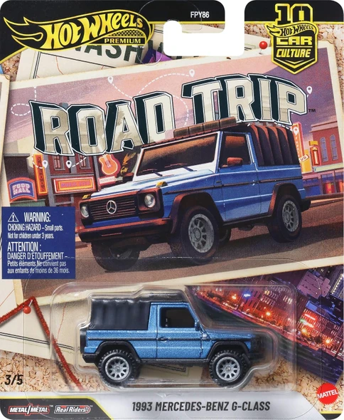Hot Wheels Premium Car Culture Road Trip 1993 Mercedes-Benz G Class
