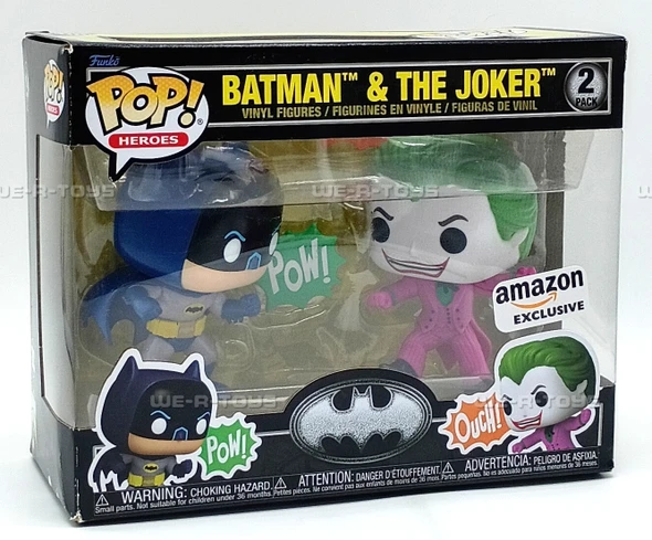 Funko Pop! Heroes Batman and The Joker Vinyl Figures