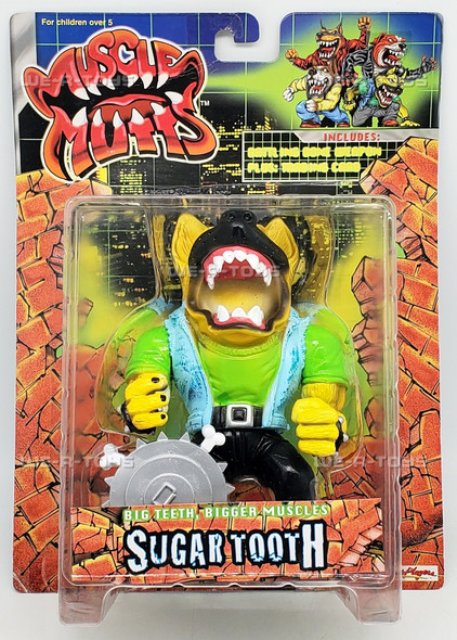 Muscle Mutts Sugar Tooth Figure in Package 1997 Street Wise Designs 15051 RARE