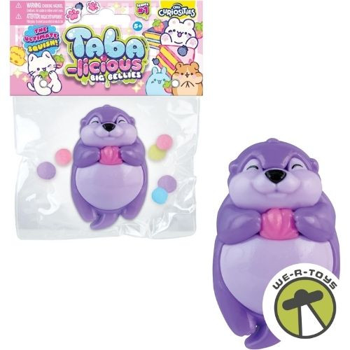 Orb Tabalicious Big Bellies Purple Otter Squeeze Toy
