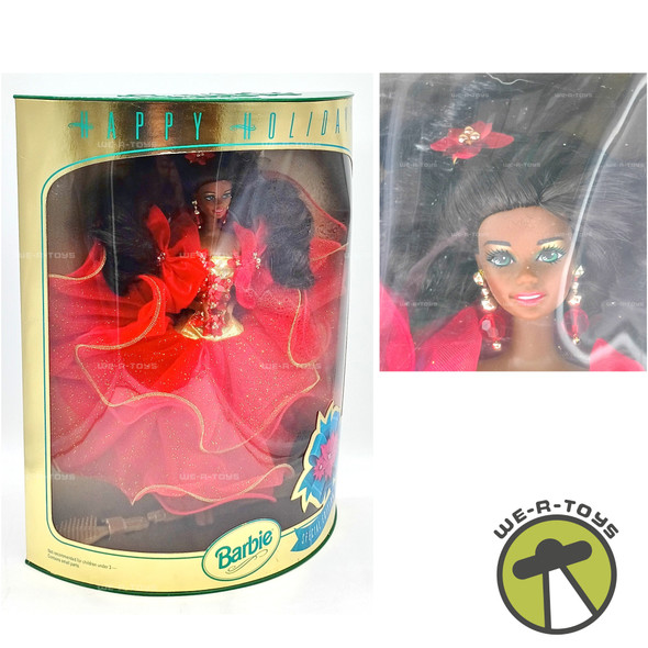 1993 Happy Holidays Barbie Doll African American Mattel 10911