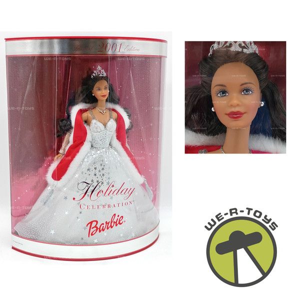 2001 Holiday Celebration Barbie Doll African American 50305
