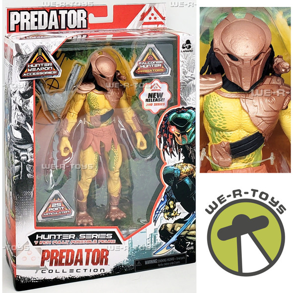 Predator Falconer Hunter Series 7 Inch Fully Posable Figure 2022 Lanard 31376