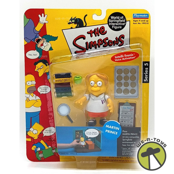The Simpsons World Of Springfield Talking Martin Prince Action Figure Playmates