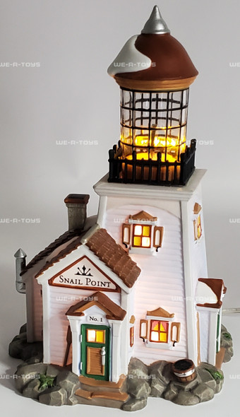 Department 56 Snail Point Lighthouse New England Village Series Lighted Building