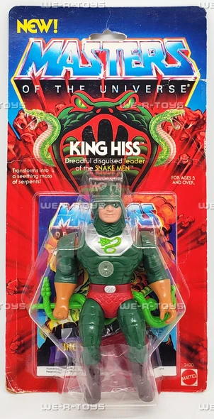 Masters of the Universe King Hiss Action Figure 1985 Mattel 02420