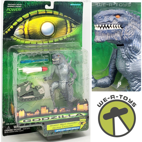 Godzilla Shatter Blast Godzilla vs Rocket Launcher Action Figure Playset 08579
