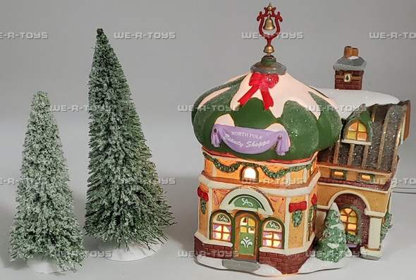 Department 56 North Pole Beauty Shoppe North Pole Series Lighted Building